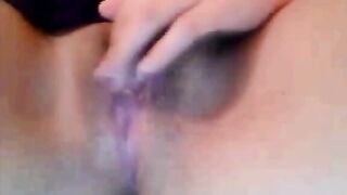 Omegle Girl Plays With Her Pussy