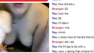 Alt Girl Sucks Toy On Omegle
