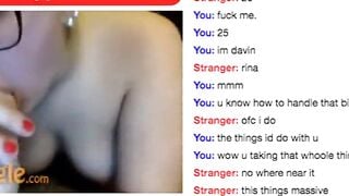 Alt Girl Sucks Toy On Omegle