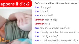 Redhead On Omegle Shows F Cup Boobs