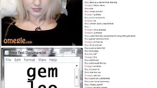 Hottest Blonde Tease On Omegle