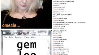 Hottest Blonde Tease On Omegle
