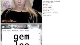 Hottest Blonde Tease On Omegle