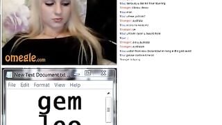 Hottest Blonde Tease On Omegle