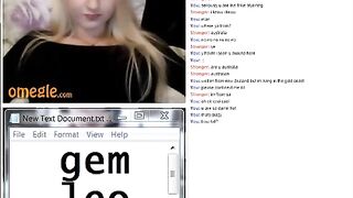 Hottest Blonde Tease On Omegle