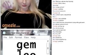 Hottest Blonde Tease On Omegle