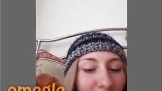 Omegle Shy And Horny Blonde
