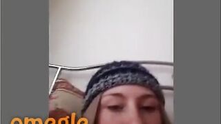 Omegle Shy And Horny Blonde