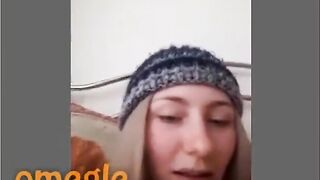 Omegle Shy And Horny Blonde