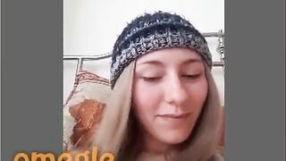 Omegle Shy And Horny Blonde
