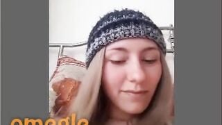 Omegle Shy And Horny Blonde