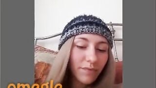 Omegle Shy And Horny Blonde