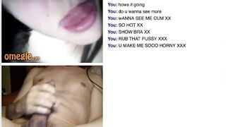 Omegle Girls Love Cum Compilation