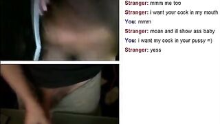 Omegle Black Babe with Big Boobs