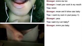 Omegle Black Babe with Big Boobs