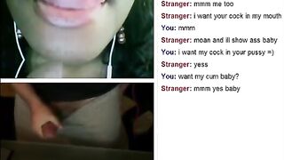 Omegle Black Babe with Big Boobs