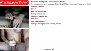 French Hairy Girl Playing On Omegle