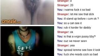 Black Girl Masturbating At Omegle.Mp4
