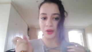 Omegle Cute Aussie Girl Plays The Game, Non Nude