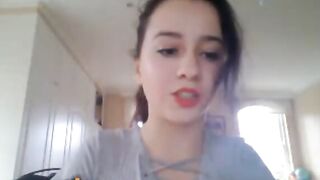Omegle Cute Aussie Girl Plays The Game, Non Nude