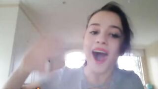 Omegle Cute Aussie Girl Plays The Game, Non Nude