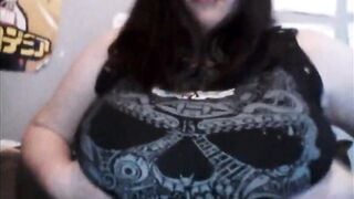 Omegle Teen With Huge Tits (E Cups)