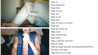 Omegle Shocked Girl Bend For My Cumshot.Mp4