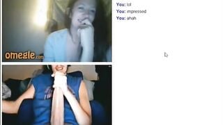 Omegle Shocked Girl Bend For My Cumshot.Mp4