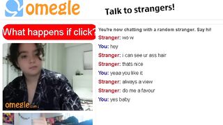 Omegle Slut Shows Tits