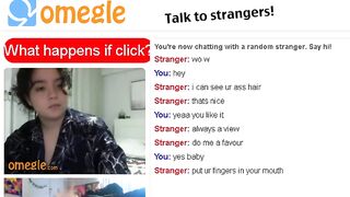 Omegle Slut Shows Tits