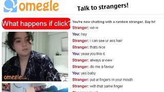 Omegle Slut Shows Tits