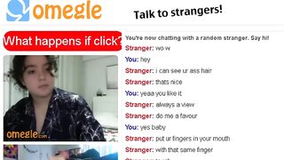 Omegle Slut Shows Tits