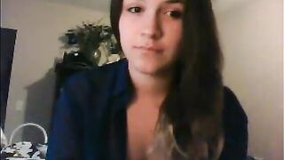 Cutie Flashes On Omegle
