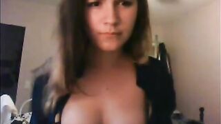Cutie Flashes On Omegle