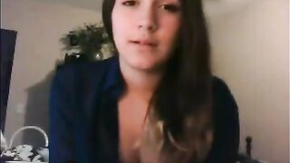 Cutie Flashes On Omegle