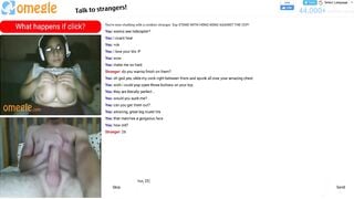 Ebony Girl Gets Out Her Boobs Out
