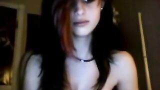 Hot Emo Teen Masturbates