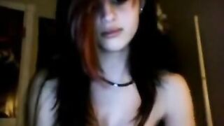 Hot Emo Teen Masturbates
