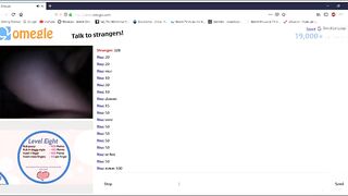 19yr Old Lila Plays Omegle Game