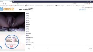 19yr Old Lila Plays Omegle Game