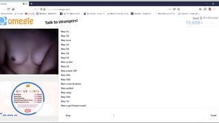 19yr Old Lila Plays Omegle Game
