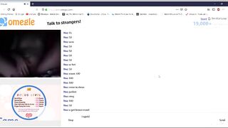 19yr Old Lila Plays Omegle Game
