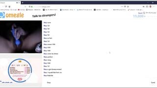 19yr Old Lila Plays Omegle Game