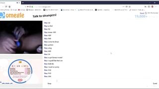 19yr Old Lila Plays Omegle Game