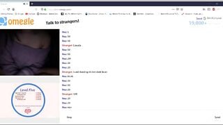 19yr Old Lila Plays Omegle Game