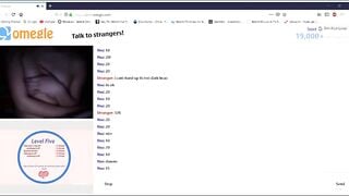 19yr Old Lila Plays Omegle Game