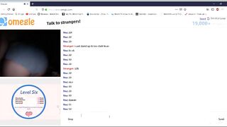 19yr Old Lila Plays Omegle Game