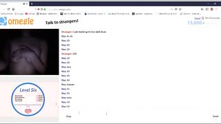 19yr Old Lila Plays Omegle Game