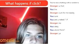 Omegle 18yo With Big Boobs Makes Me Cum