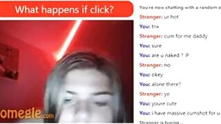 Omegle 18yo With Big Boobs Makes Me Cum